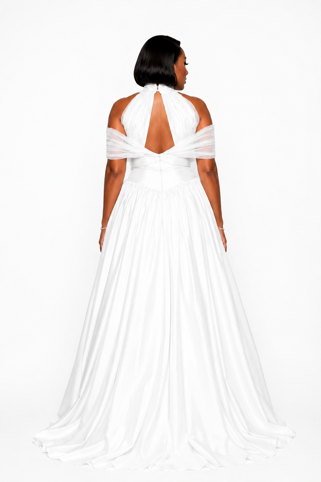 Éléonore Dress – Pearl White
