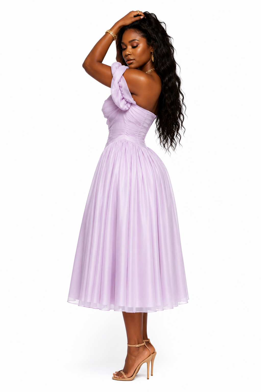 Amaya Dress – Powder Lilac