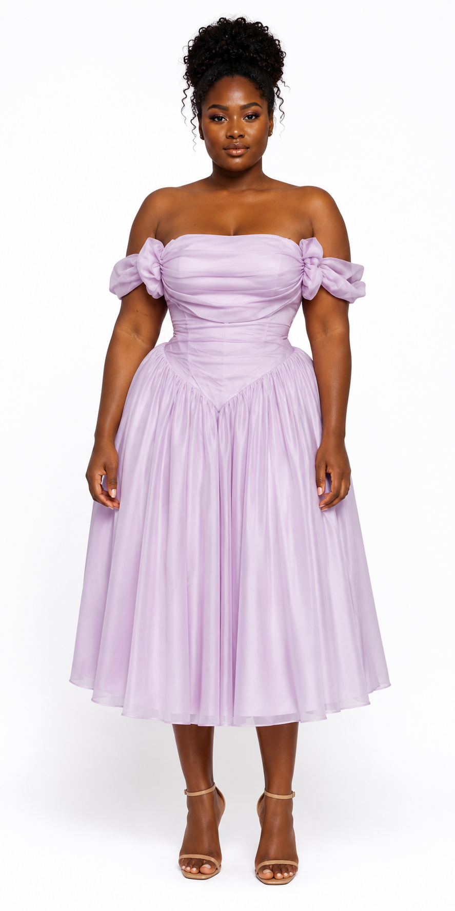 Amaya Dress – Powder Lilac