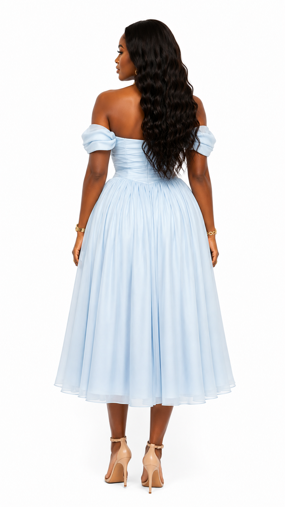 Céleste Dress – Powder Blue