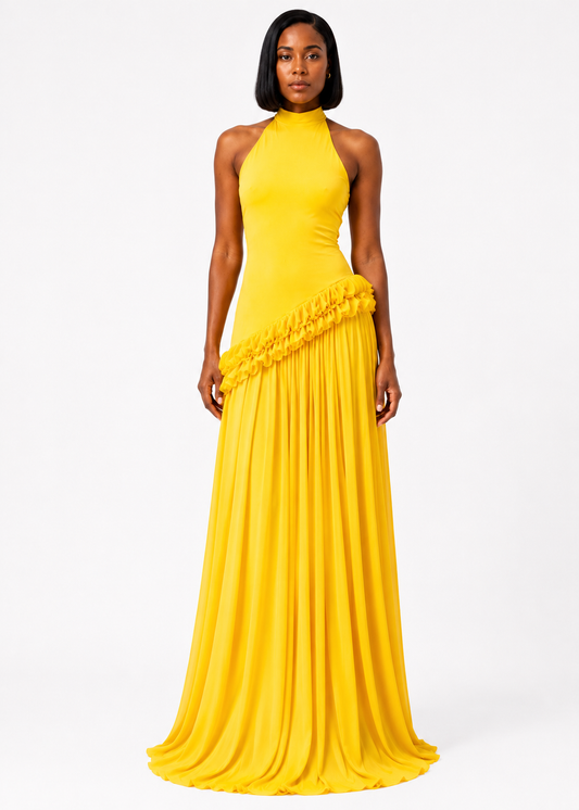 Soléna Dress – Light Yellow