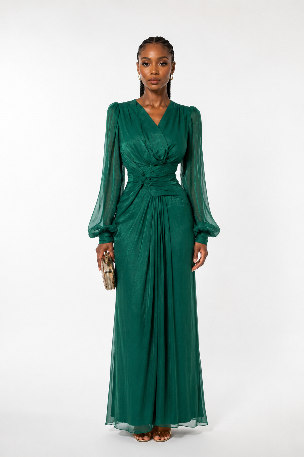 Émera Dress – Emerald Green