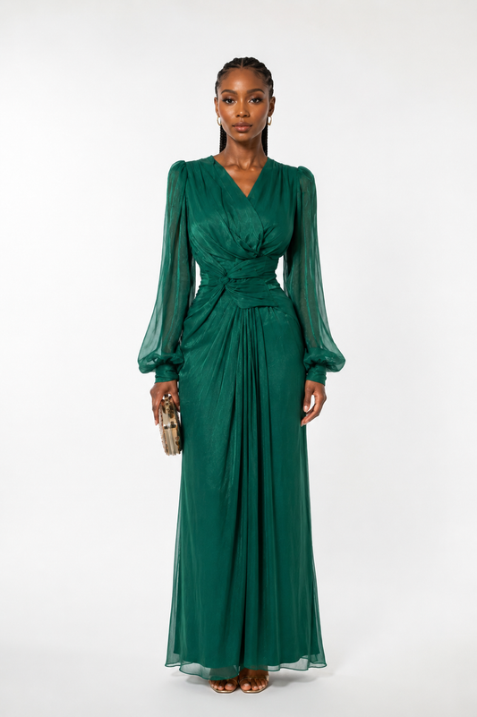 Émera Dress – Emerald Green