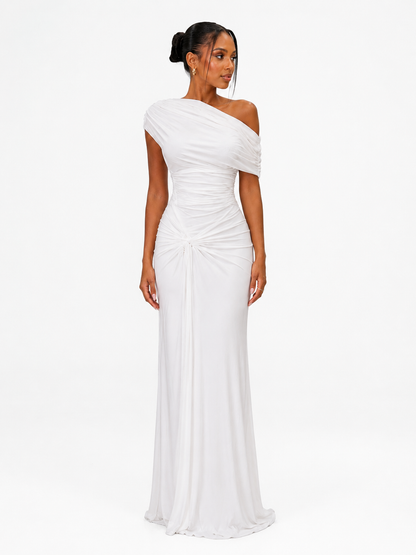 Naïla Dress – Satin White