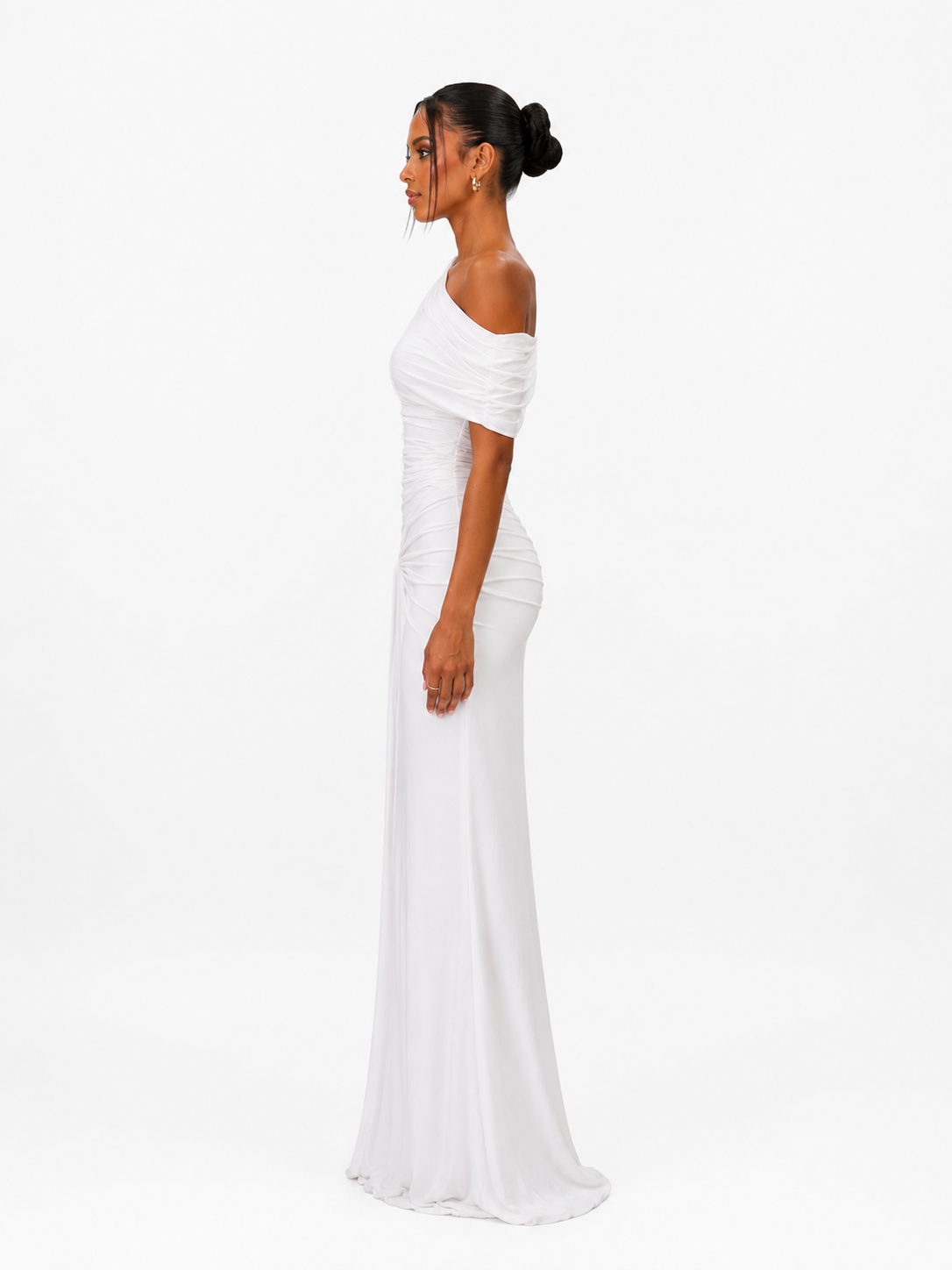 Naïla Dress – Satin White