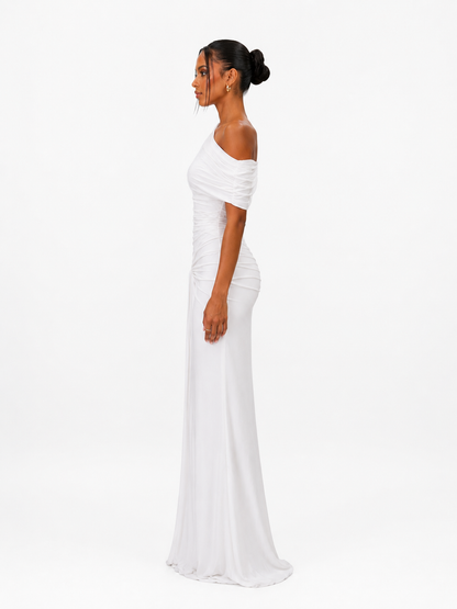 Naïla Dress – Satin White