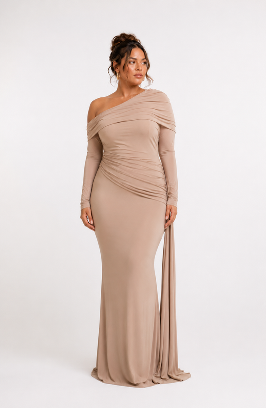 Sana Dress – Sandy Beige