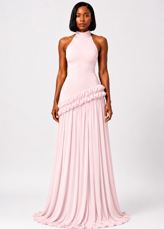 Dahlia Dress – Powder Pink