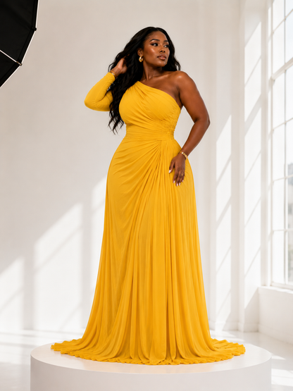 Soleil Dress – Imperial Yellow