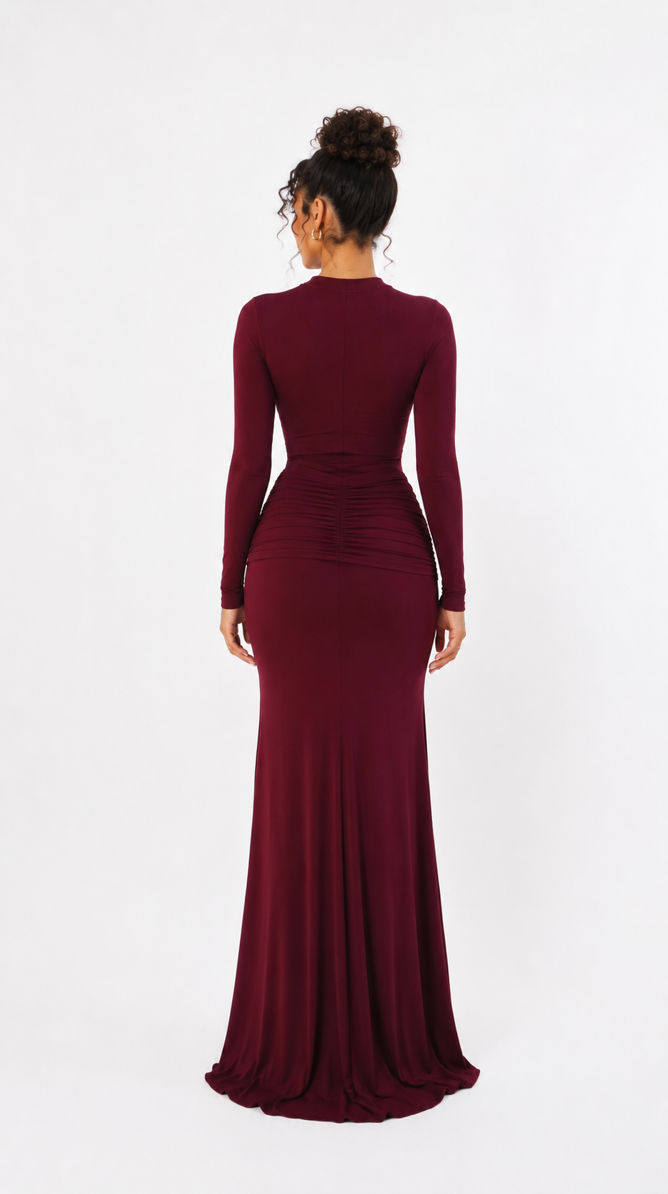Rubis Dress – Deep Bordeaux