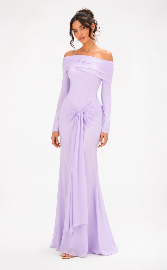 Livia Dress – Mist Lilac